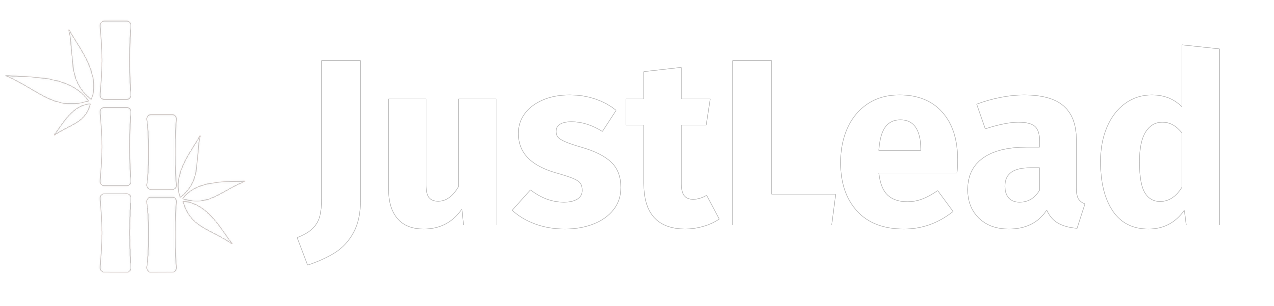 JustLead Logotipo Branco